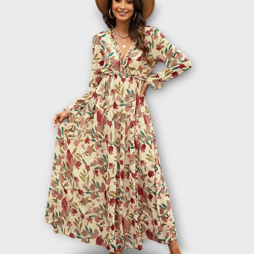 Helen | Boho-Chic Maxi Dress