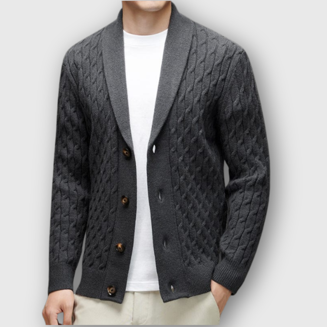 Liam | Merino Wool Cardigan