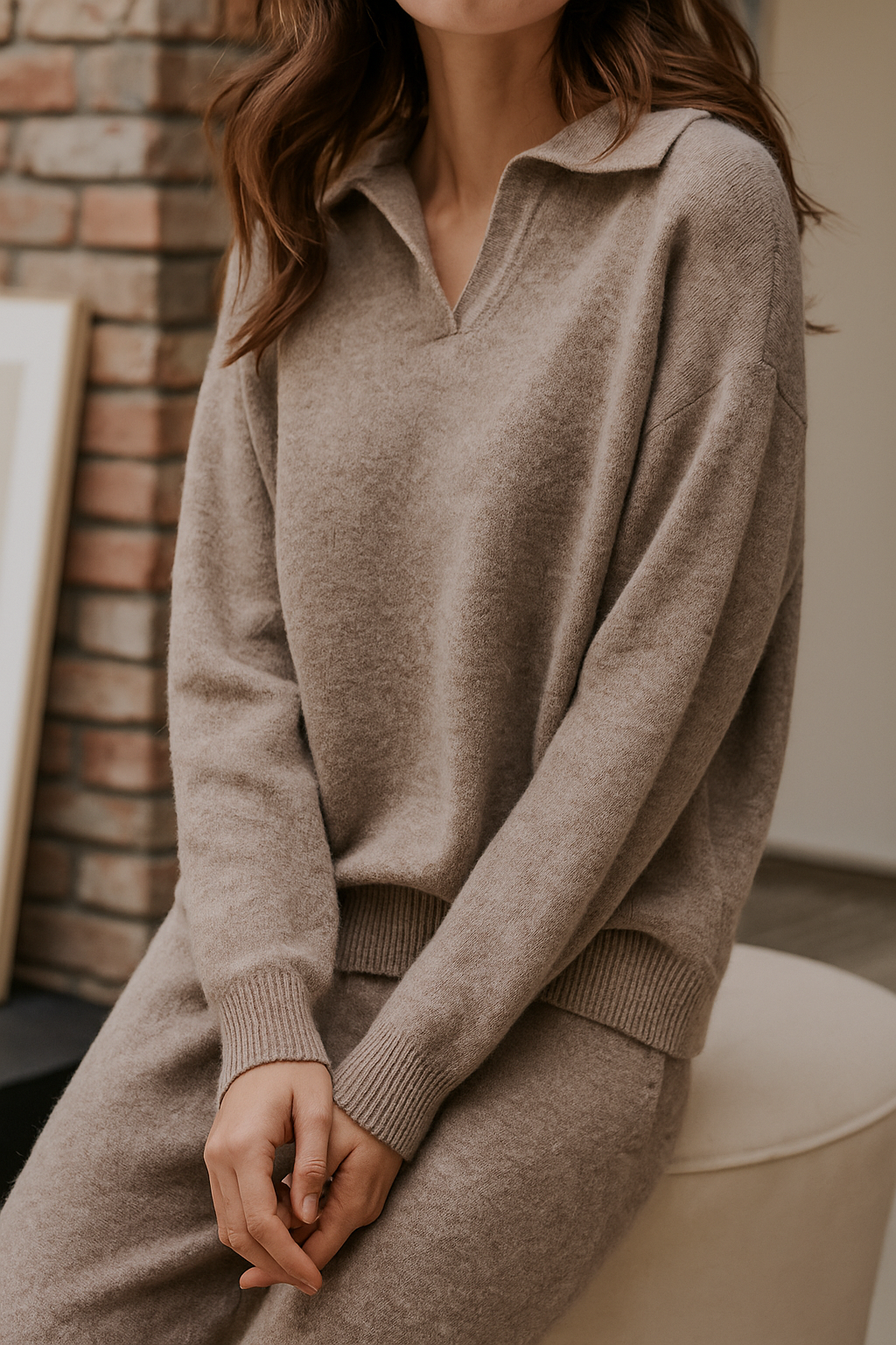 Joanna | Polo Knit Set