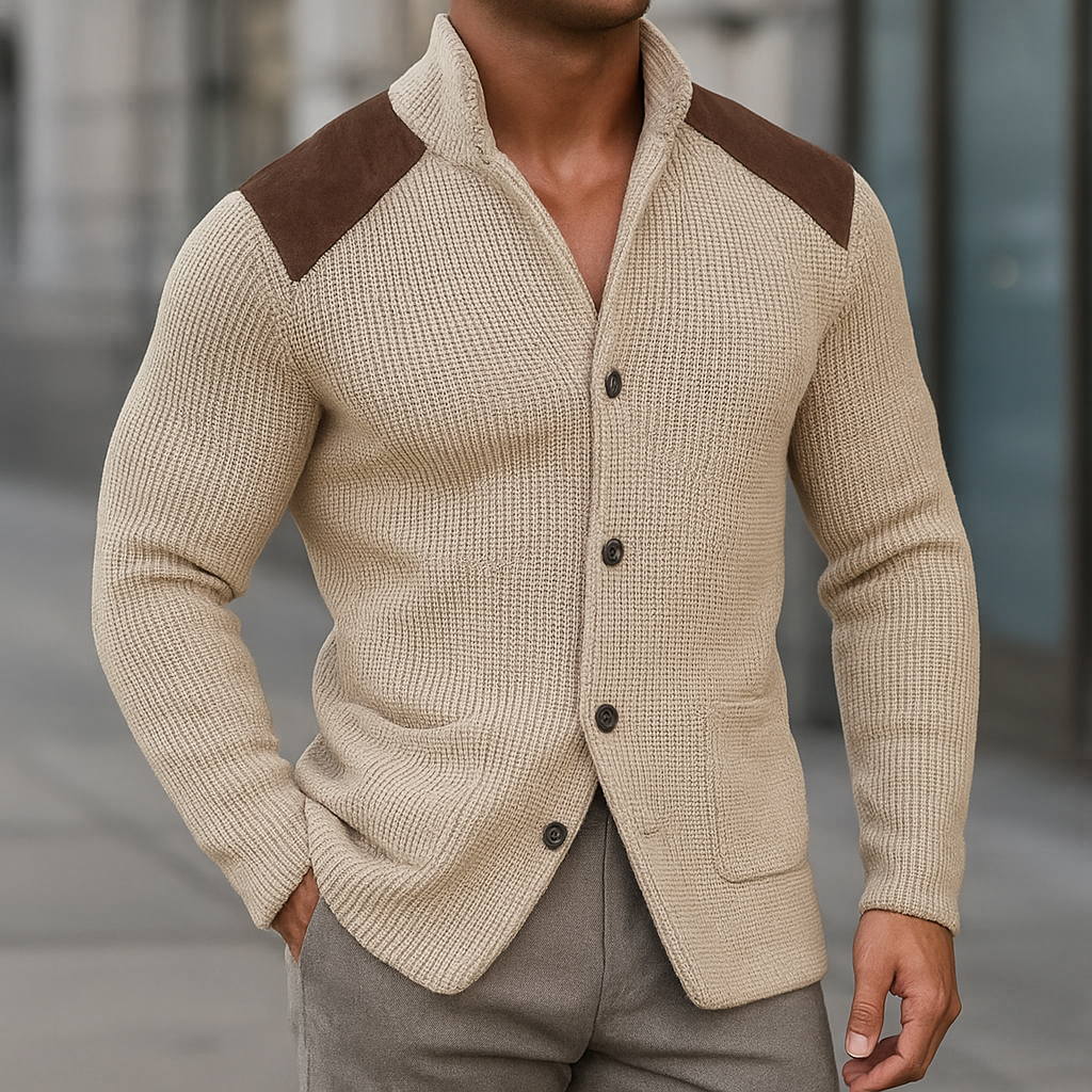 Ronald | Textured Knitted Blazer