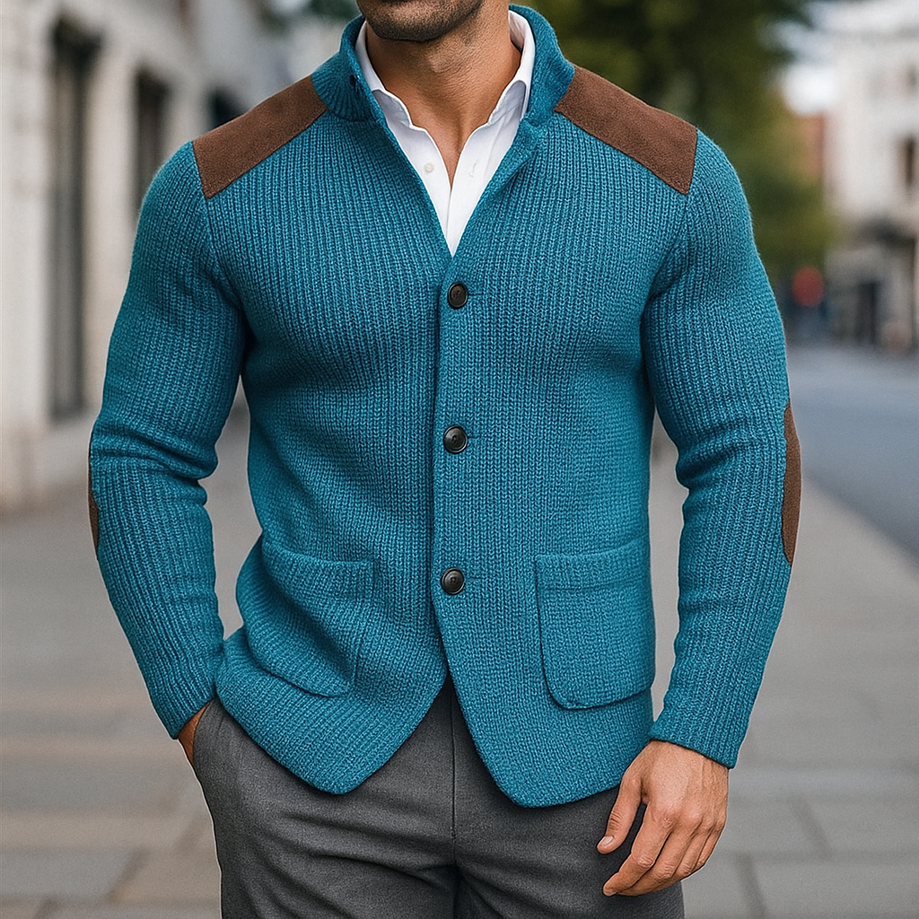 Ronald | Textured Knitted Blazer