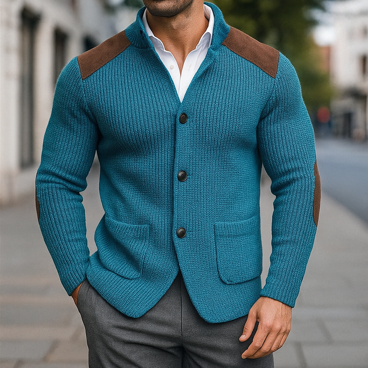 Ronald | Textured Knitted Blazer