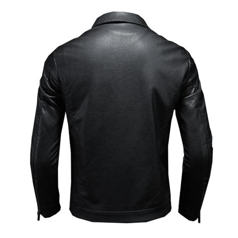 Men's Black Leather Jacket