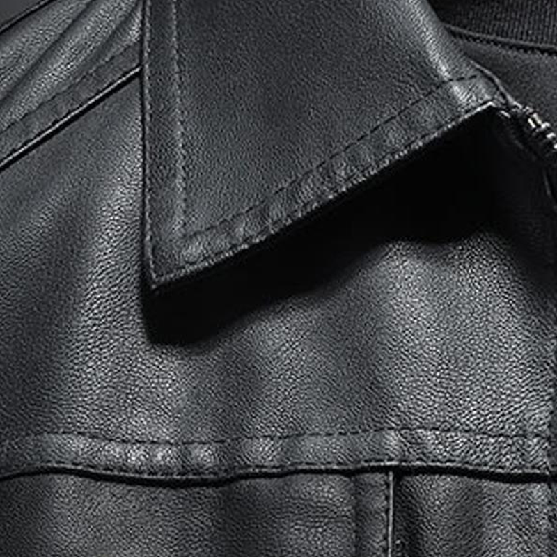 Men's Black Leather Jacket