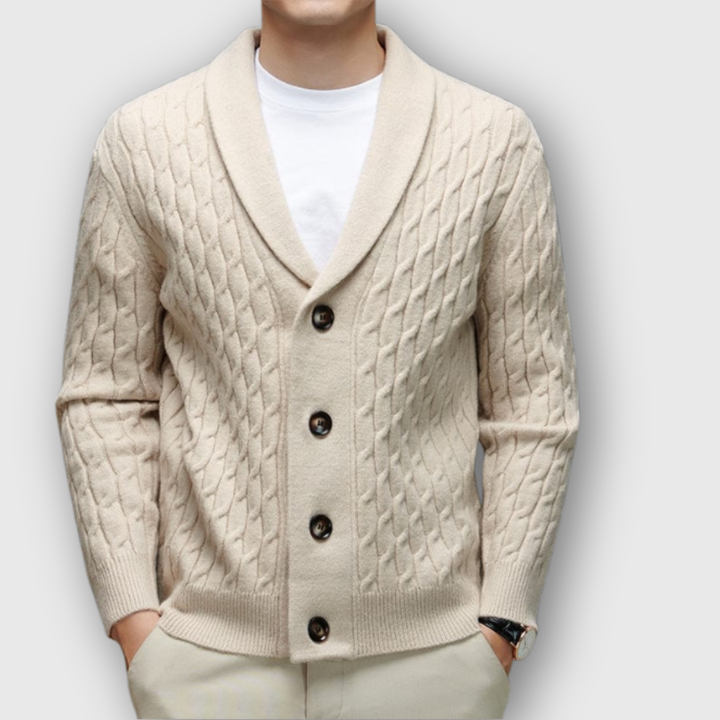 Liam | Merino Wool Cardigan