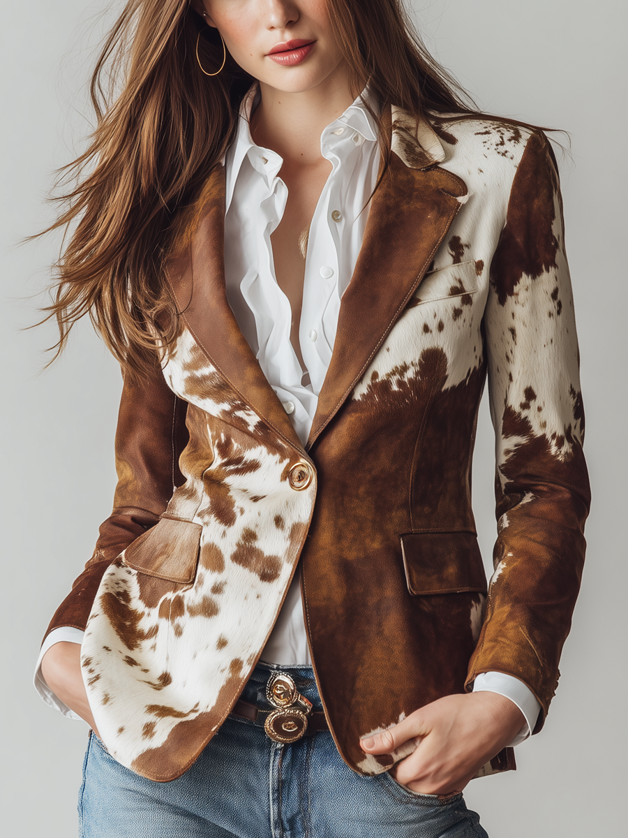 Mckenna | Vintage Suede Blazer