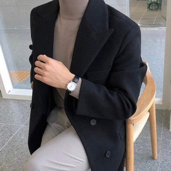 Women’s Elegant Double-Breasted Coat – Timeless Outerwear