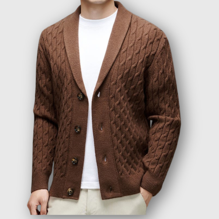 Liam | Merino Wool Cardigan