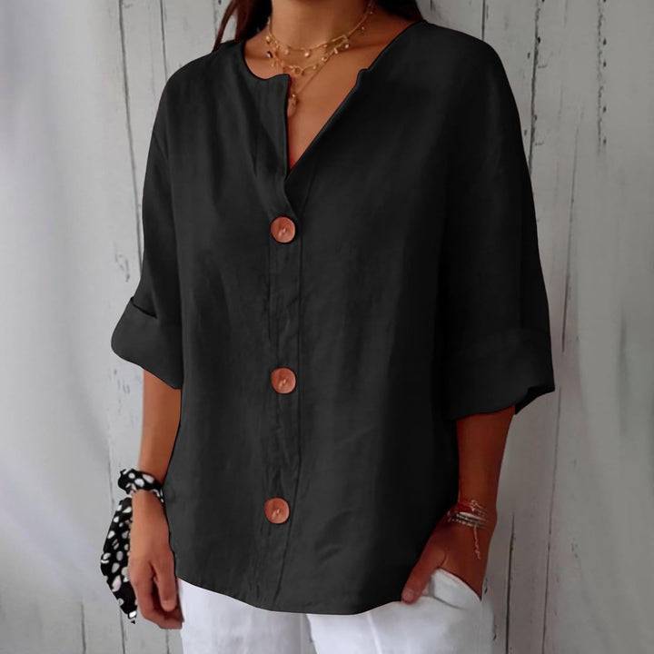 Ruby | Casual Linen Blouse