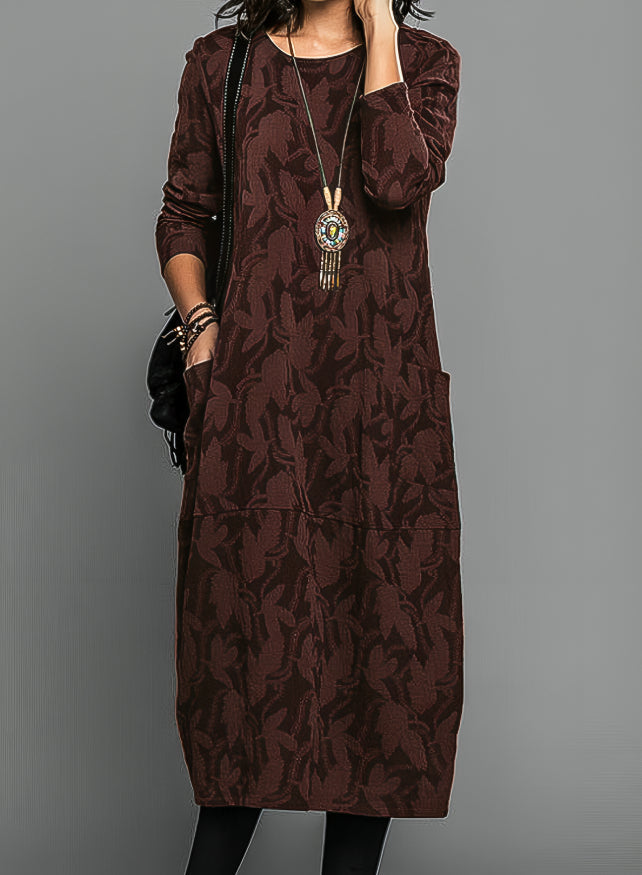 Cassie - Casual Round Neck Winter Dress