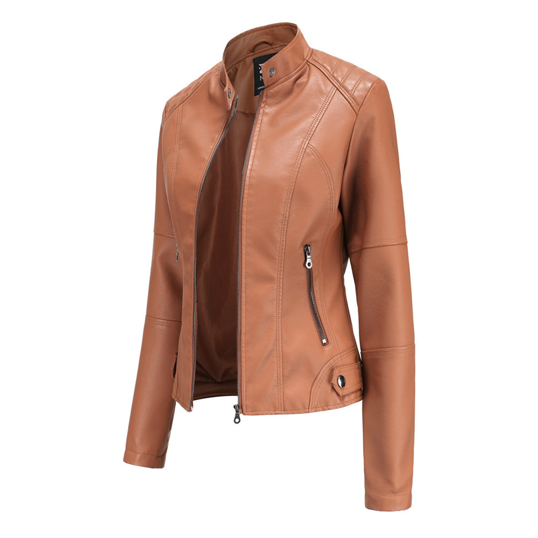 Jillian | Elegant Leather Jacket