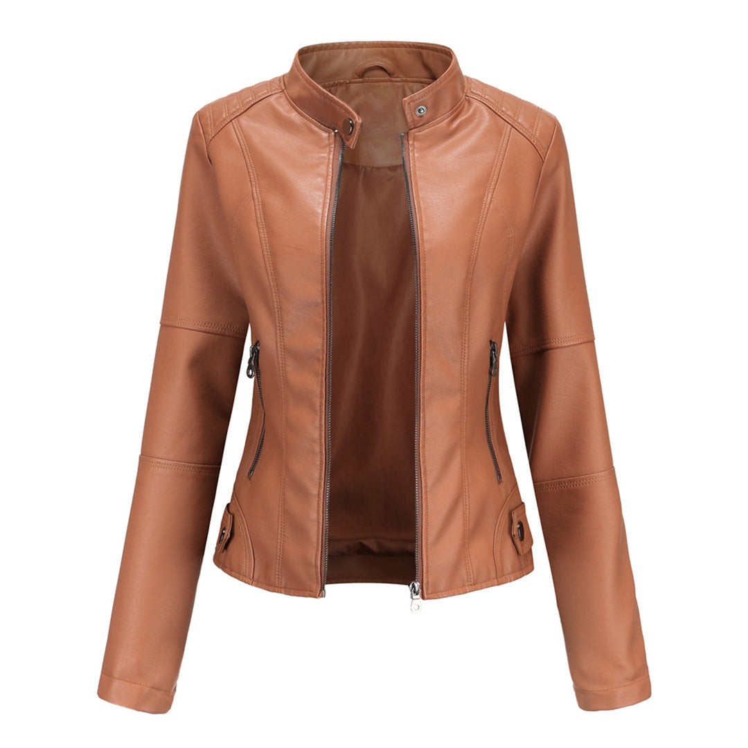 Jillian | Elegant Leather Jacket