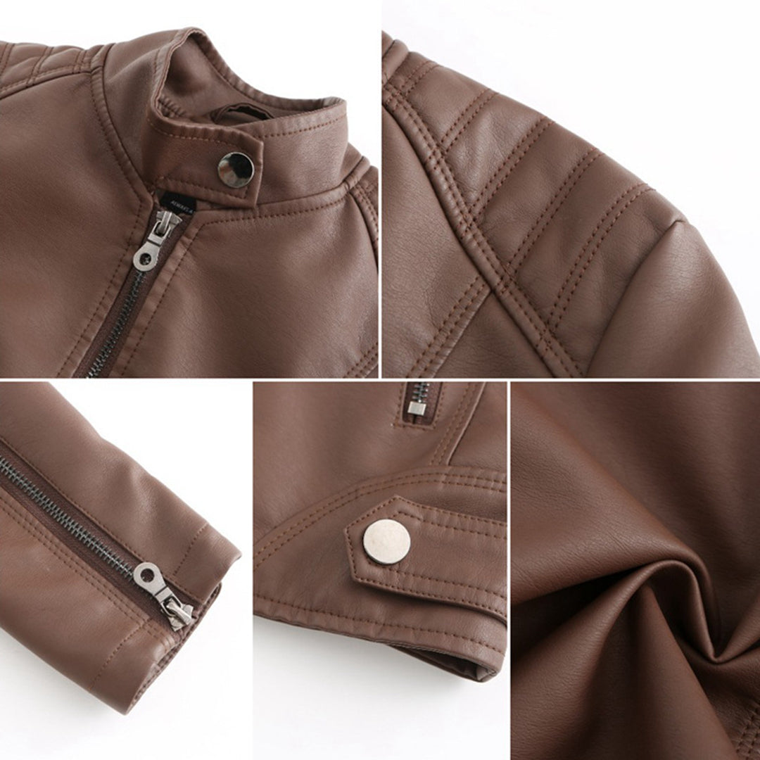 Jillian | Elegant Leather Jacket