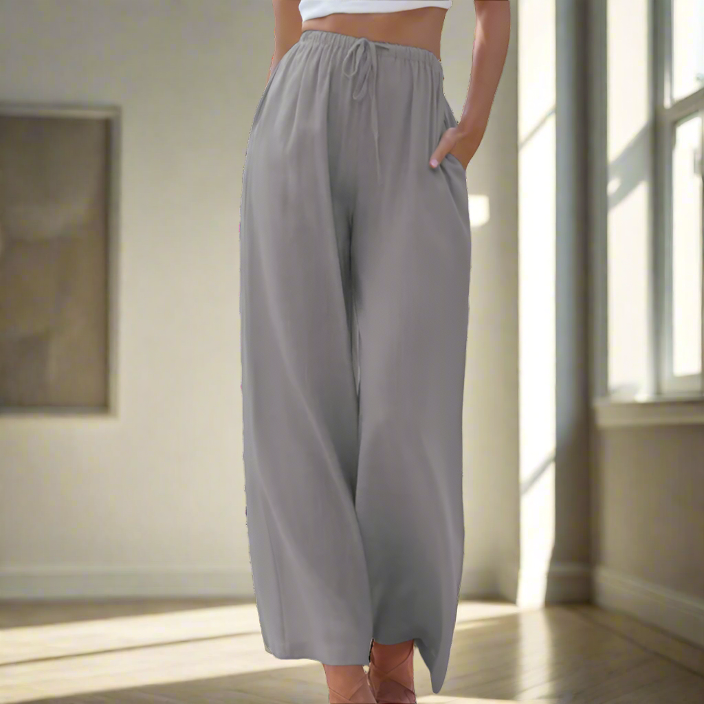 Charlotte | Elegant Cotton Trousers