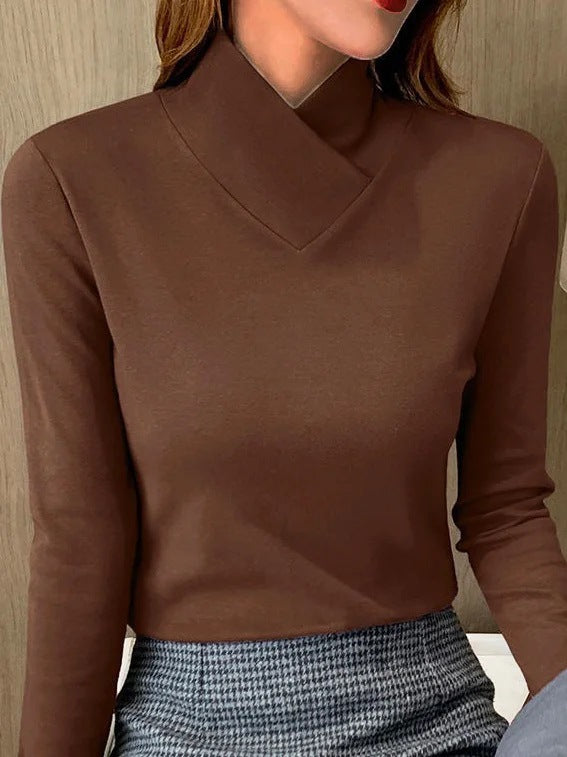Alenia - Elegant Casual Turtleneck Top