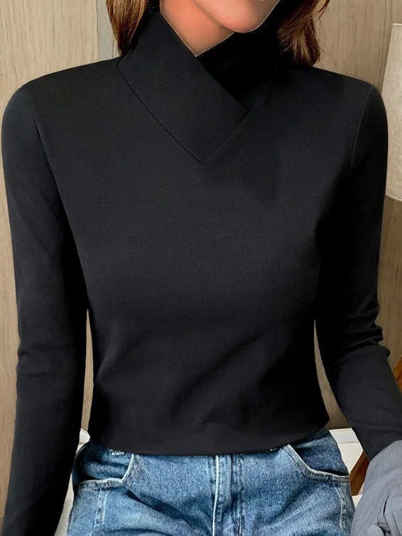 Alenia - Elegant Casual Turtleneck Top