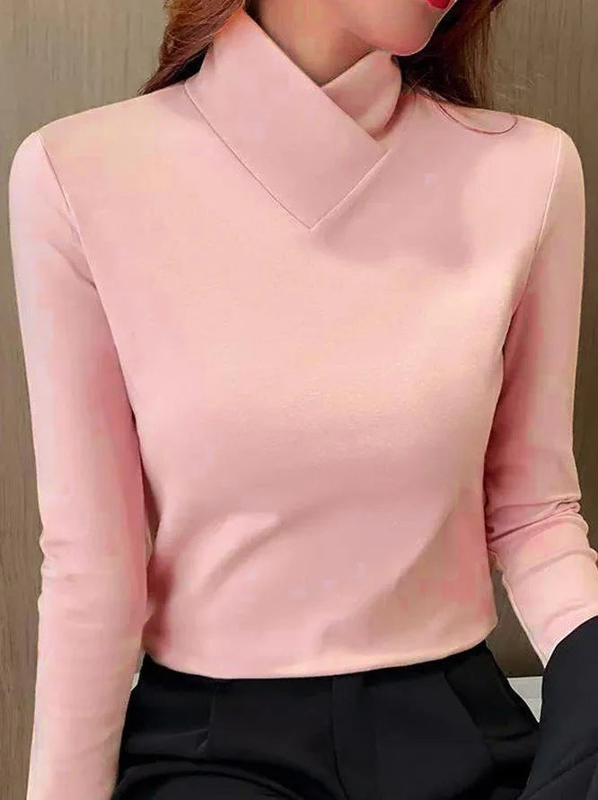 Alenia - Elegant Casual Turtleneck Top