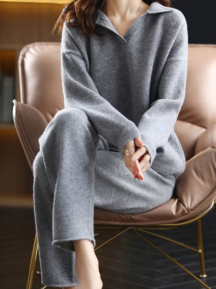 Joanna | Polo Knit Set