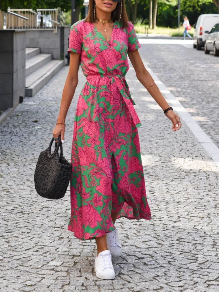 Tina | Floral Wrap Dress
