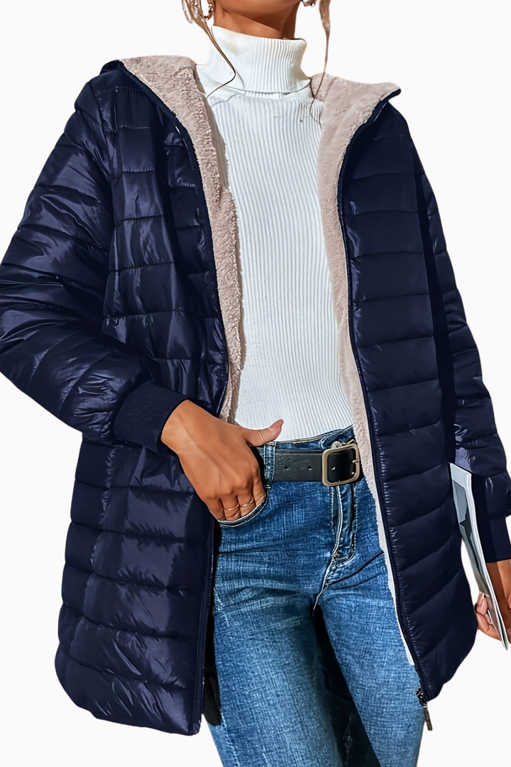 Michèle | Long Waterproof and Elegant Coat