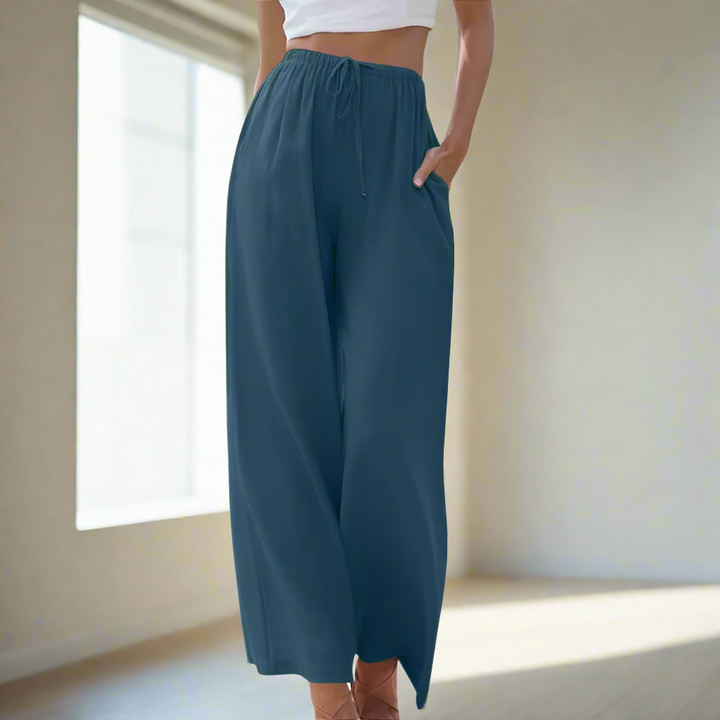 Charlotte | Elegant Cotton Trousers