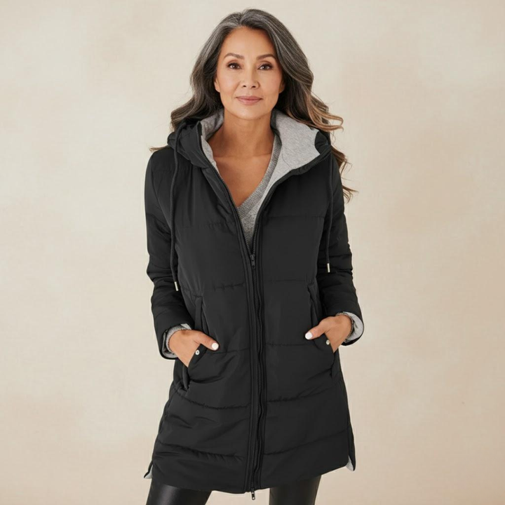 Nancy | Elegant Hooded Winter Coat