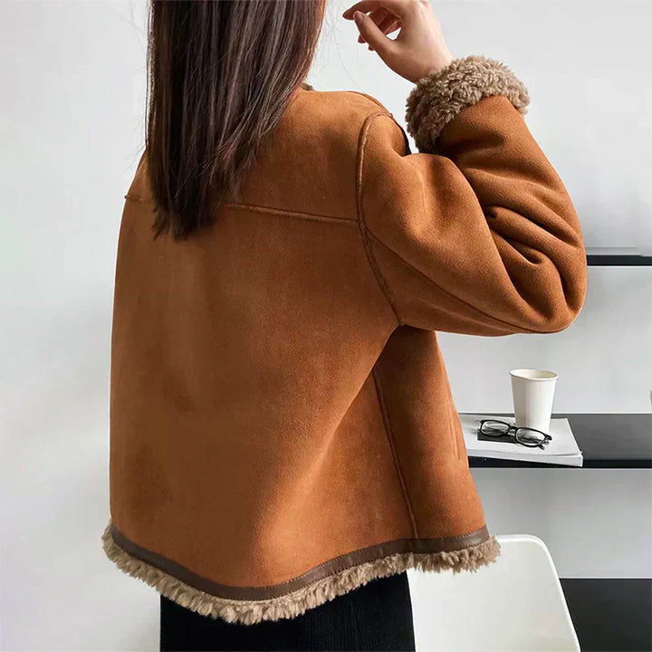 Rosa | Buttoned Sheepskin Jacket