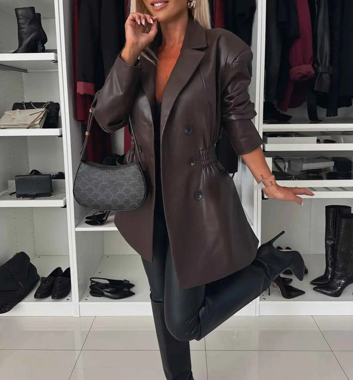 Lora™ -  Chic Double-Breasted Blazer