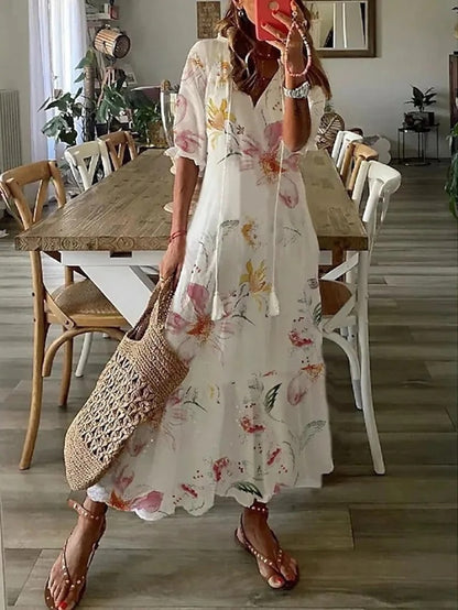 Dianna | Boho Tummy Coverage Dress